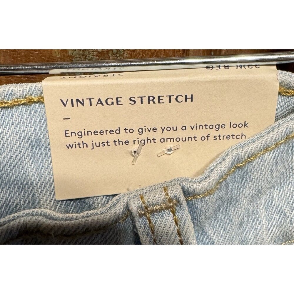 Universal Thread Plus Size Light‎ Distressed Wide Leg Jeans Vintage Straight 22W - Picture 7 of 8